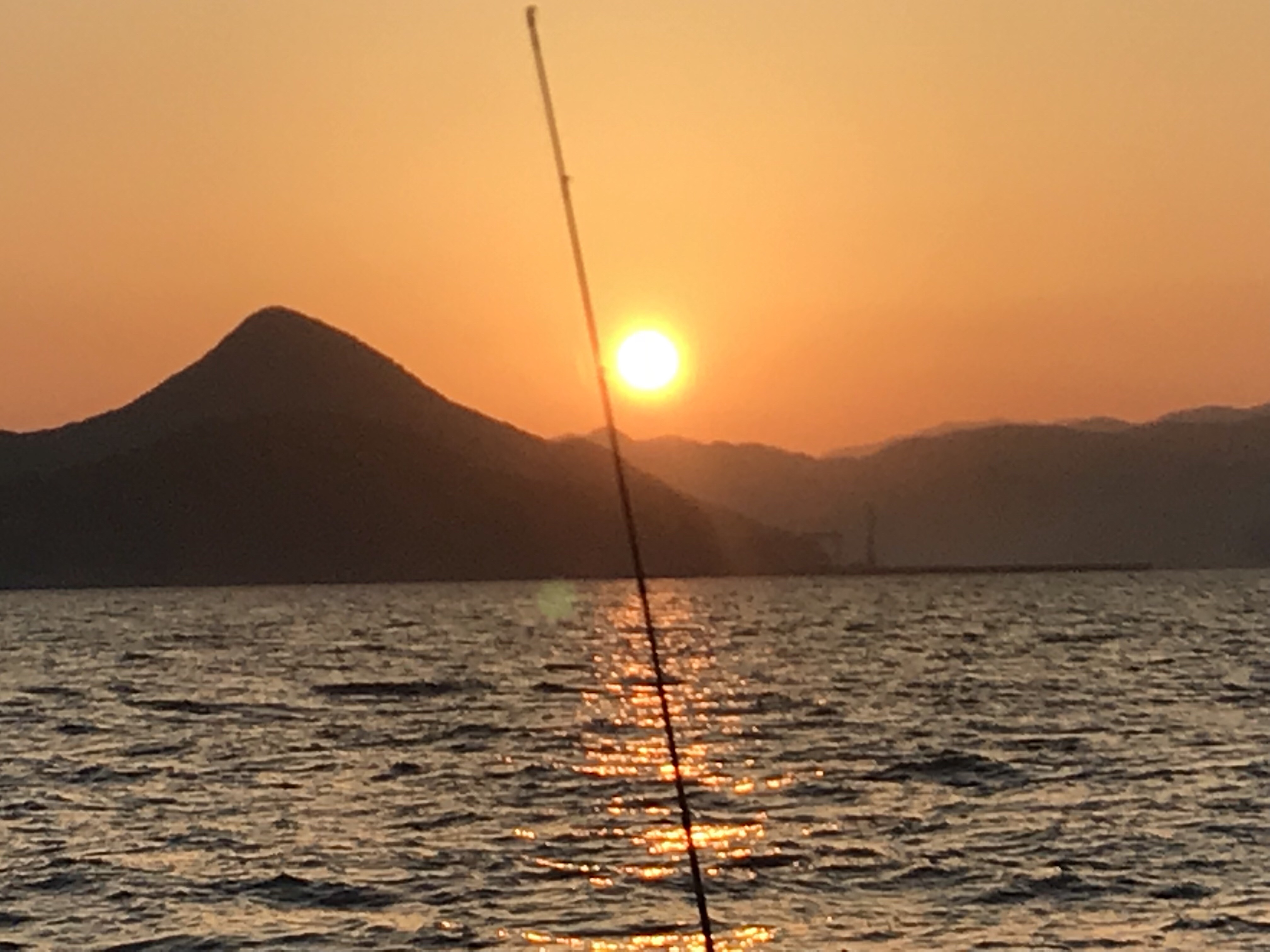釣り中♯最高の景色